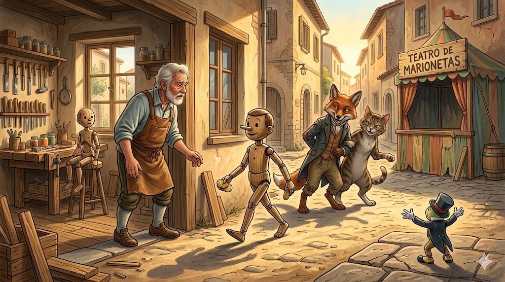Ilustración 2 de Pinocho
